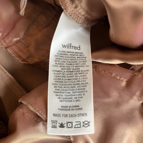 Aritzia Wilfred Tie-front Pant (Jallade style) Size 4 - Picture 5 of 9